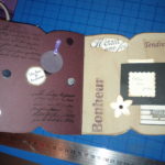 Intérieur mini album scrapbooking