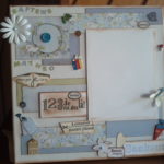 Page scrapbooking baptême