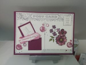 carte stampin'up scrapbooking