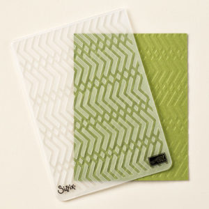 gauffrage zig zag stampin'up