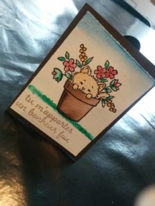 set de tampon stampin'up pretty kitty carterie