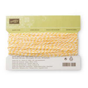 Crushed Curry Baker's Twine stampin'up