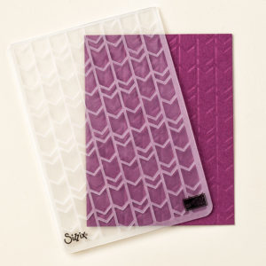 gauffrage stampin'up pour big shot arrows textured impressions