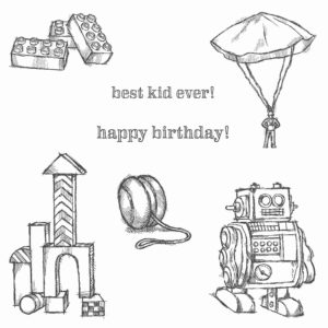 set de tampons robot stampi'nup! idéal pour les enfants!!