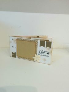 Mini album La maison du bonheur scrapbooking