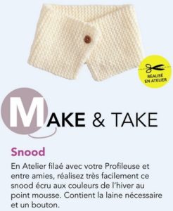 make and tape snood filaé