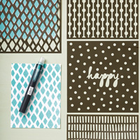 pochoir stampin'up