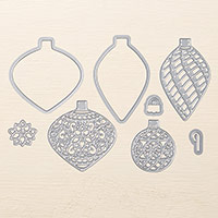 dies stampin'up ornements noel