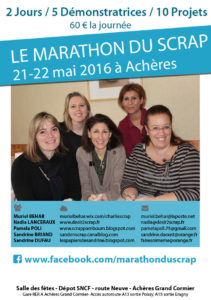 Crop à Achères stampin'up