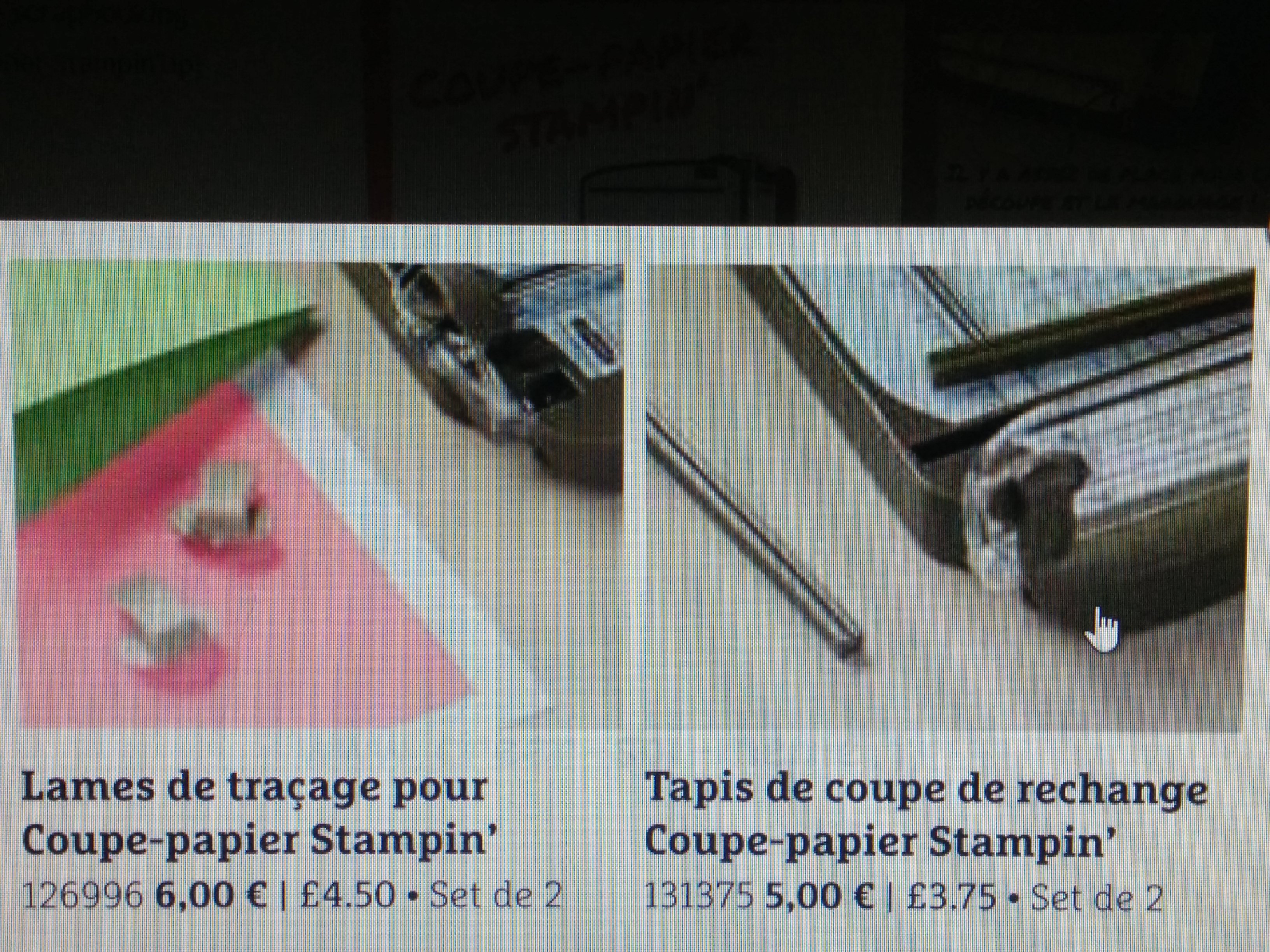 stampinp'up coupe papier