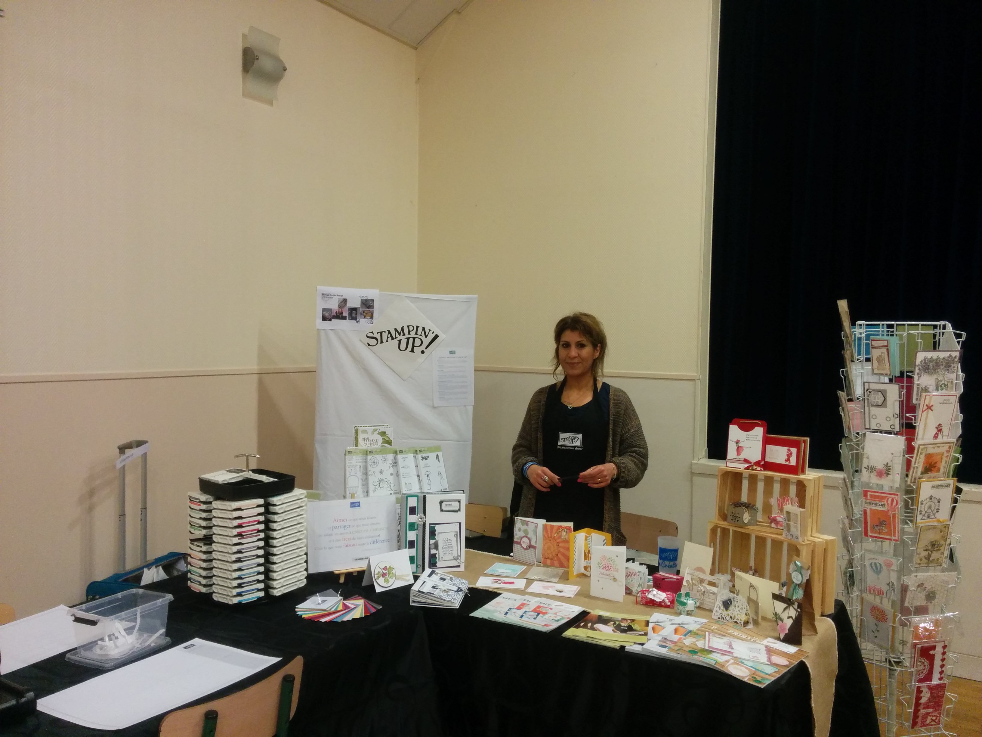 salon vente a domicile stampinup