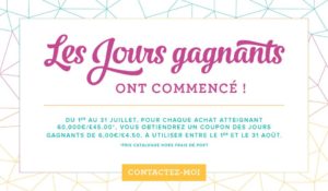rejoindre stampinup en juillet!