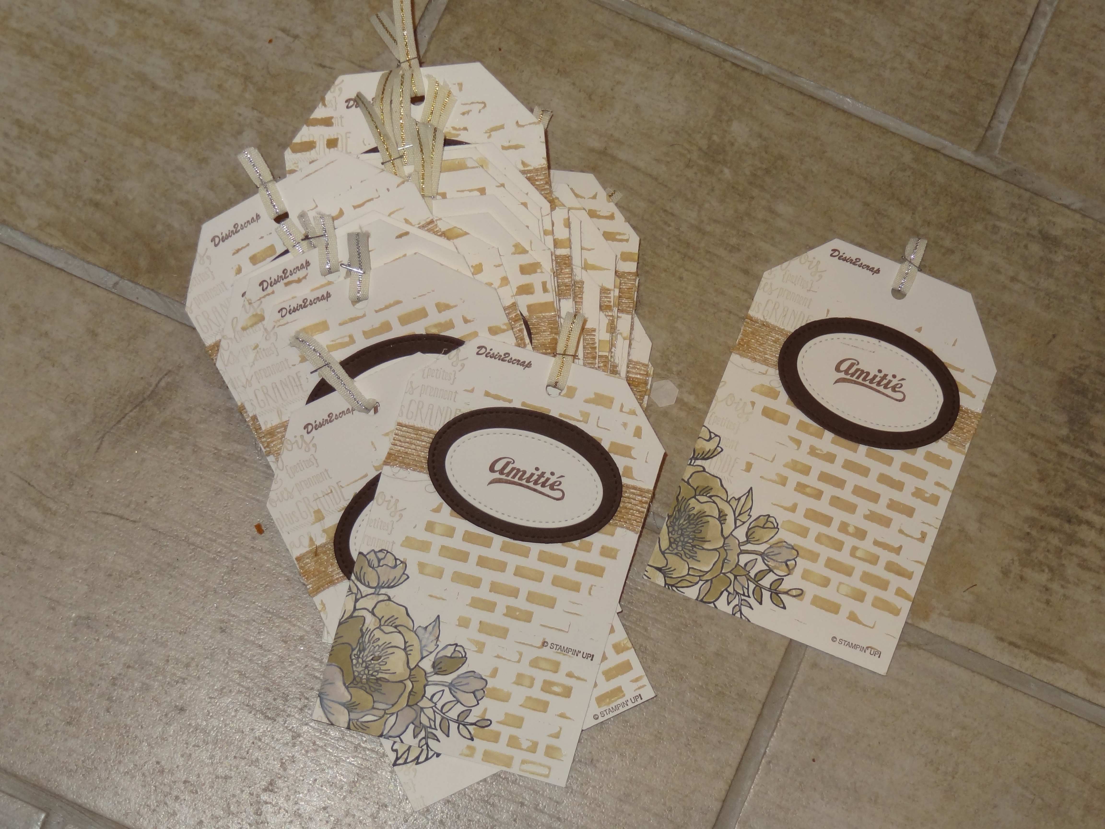 swaps avec pate a struture stampinup