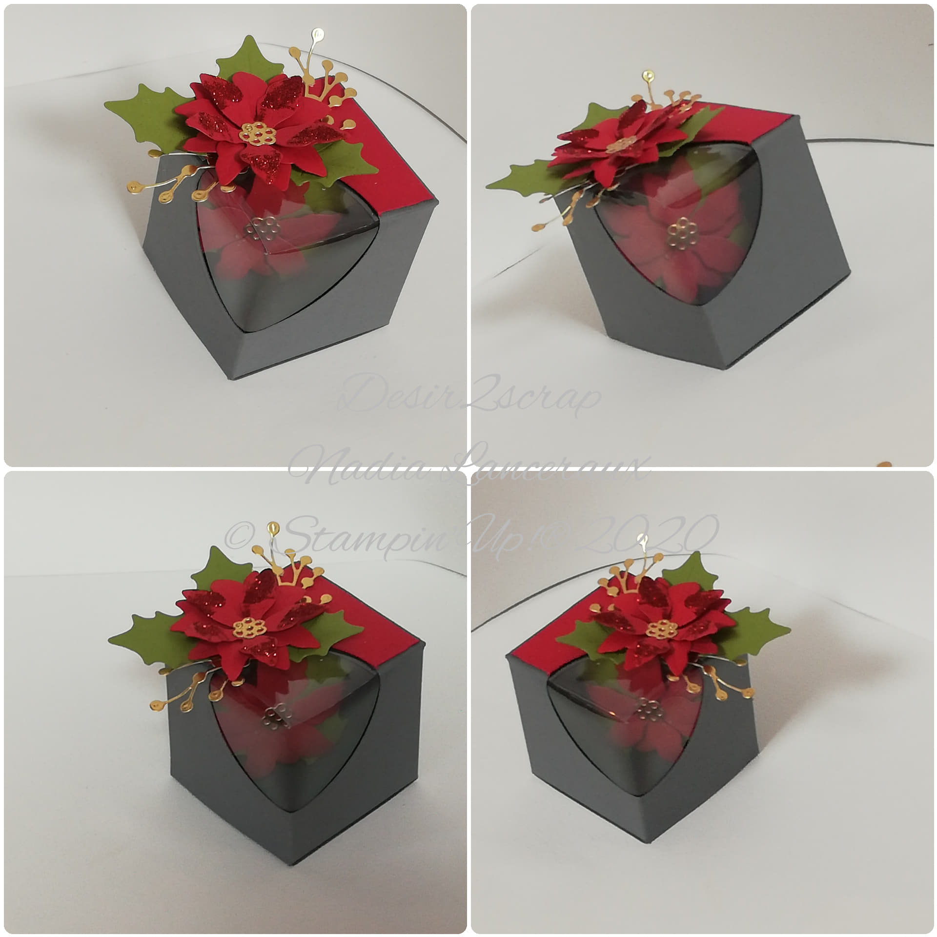 boîte choco ferrero et poinsettia