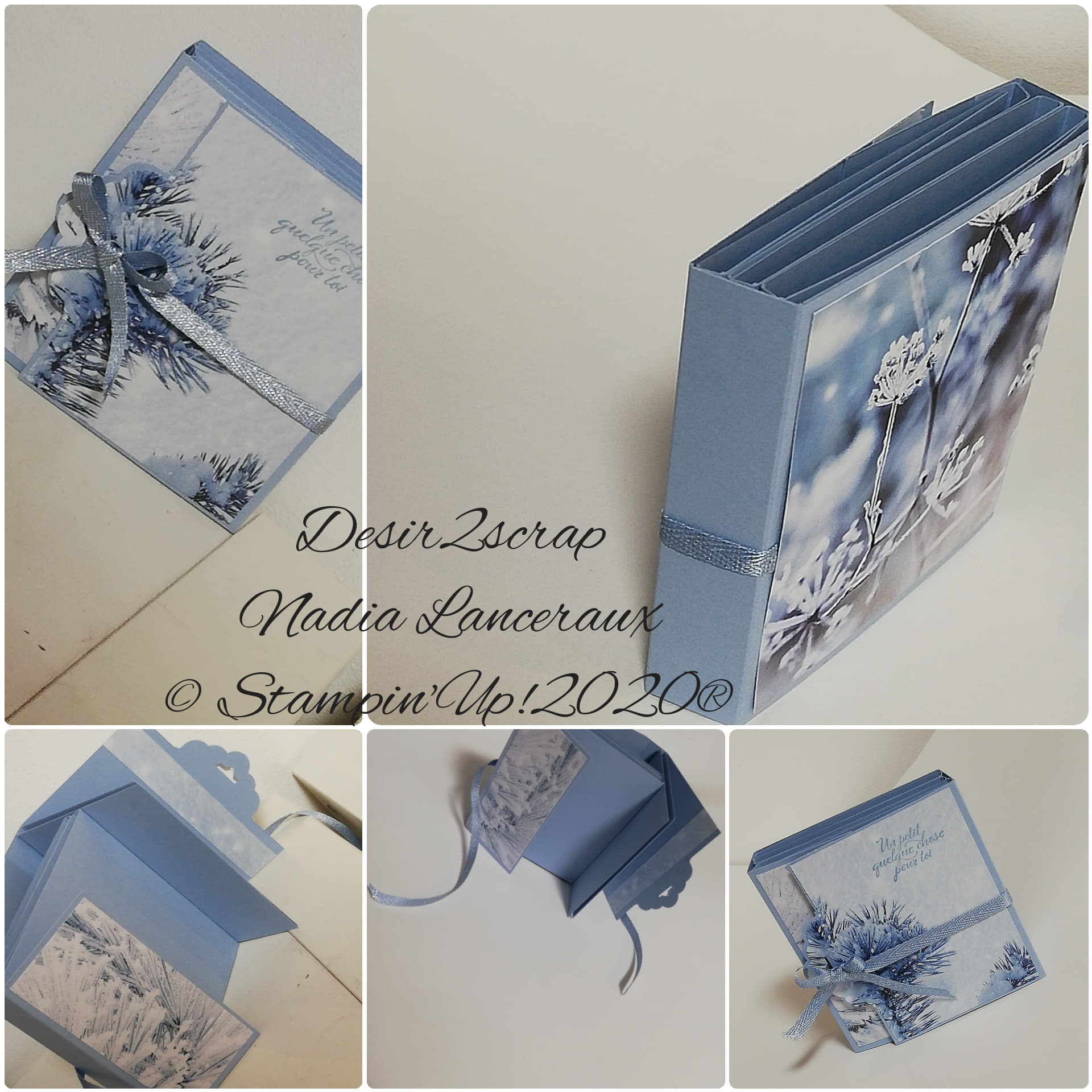 tutoriel un petit bout de noel mini album