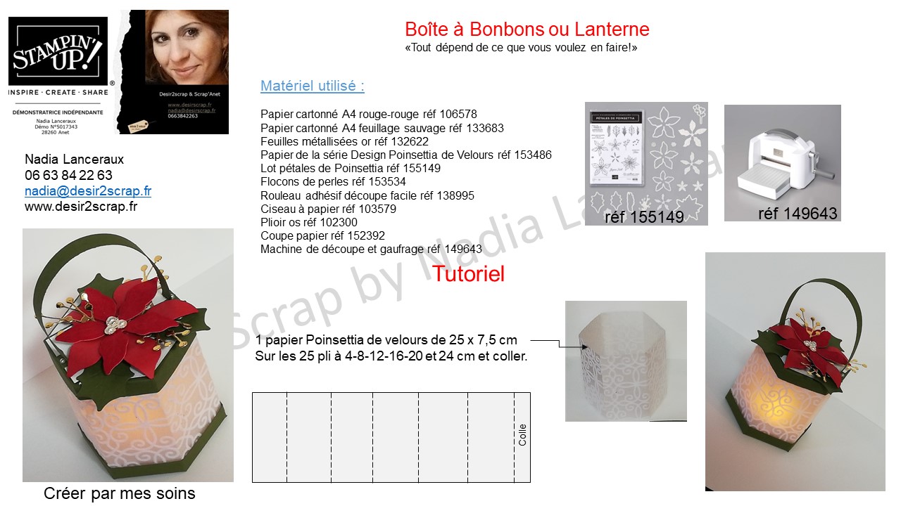 tutoriel boite à bonbons ou lanterne stampinup