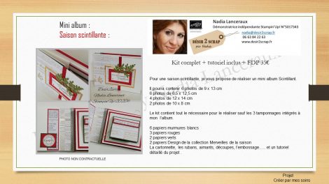 kit et tuto album scrapbooking